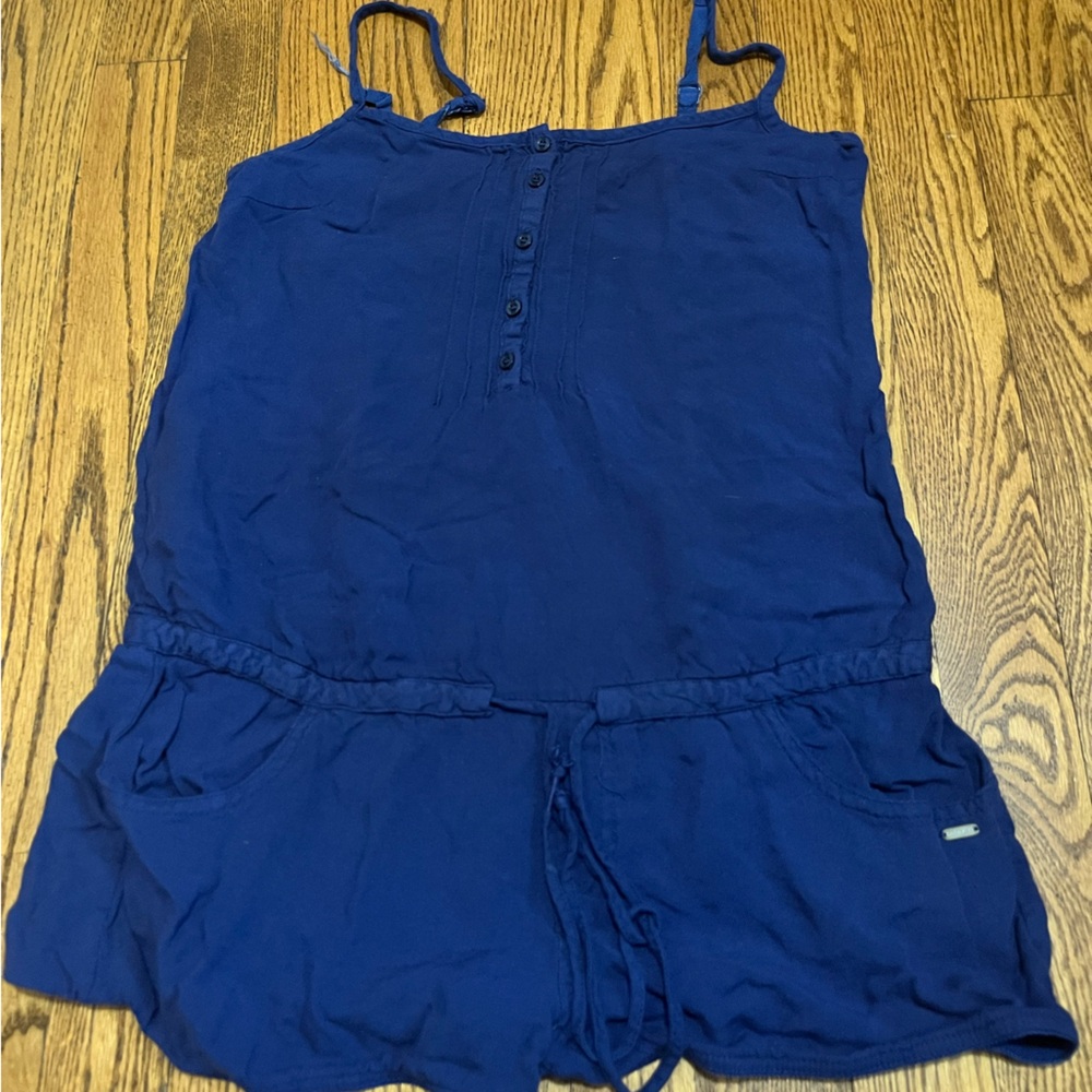 3/$25 Garage blue one piece  romper jumpsuit. Size small.